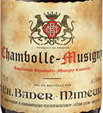 巴德-米默（香波-慕西尼村）干紅葡萄酒(Bader-Mimeur Chambolle-Musigny, Cote de Nuits, France)