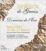 Guy Bossard Domaine de l'Ecu Muscadet Sevre-et-Maine Sur Lie Expression de Gneiss, Loire, France