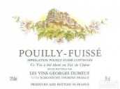 杜寶夫酒莊橡木桶特釀（普伊-富賽）白葡萄酒(Georges Duboeuf Eleve en Fut de Chene Pouilly-Fuisse, Maconnais, France)