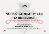 阿蘭·米謝露麗西蒙（夜圣喬治一級園）紅葡萄酒(Domaine Alain Michelot La Richemone, Nuits-Saint-Georges Premier Cru, France)