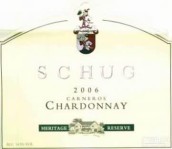 Schug Heritage Reserve Chardonnay, Carneros, USA