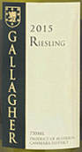 加拉格爾酒莊雷司令干白葡萄酒(Gallagher Wines Riesling, Southern New South Wales, Australia)