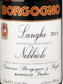 博格洛酒庄内比奥罗红葡萄酒(Giacomo Borgogno & Figli Nebbiolo, Langhe, Italy)