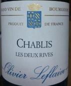 樂弗萊夫酒莊夏布利兩水之間白葡萄酒(Olivier Leflaive Chablis Les Deux Rives, Burgundy, France)