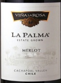 羅莎帕瑪梅洛紅葡萄酒(Vina La Rosa La Palma Estate Grown Merlot, Cachapoal Valley, Chile)