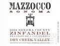 Mazzocco Zinfandel, Sonoma County, USA