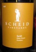 Scheid Vineyards Syrah, Monterey, USA