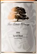 法絲西拉桃紅葡萄酒(Fasi Estate Winery Syrah Rose, Madera, USA)