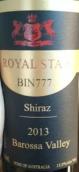 皇家之星酒莊賓777西拉干紅葡萄酒(Royal Star Estate Bin 777 Shiraz, Barossa Valley, Austalia)