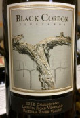 黑色警戒線拉古納路園霞多麗白葡萄酒（俄羅斯河谷）(Black Cordon Vineyards Laguna Road Vineyard Chardonnay, Russian River, USA)