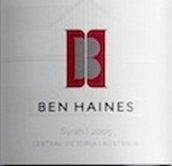 本海因斯酒莊單一葡萄園西拉干紅葡萄酒(Ben Haines Wine Single Vineyard Syrah, Yarra Valley, Australia)