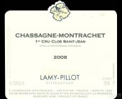 拉米皮洛特酒莊圣讓園（夏山-蒙哈榭一級園）干白葡萄酒(Domaine Lamy-Pillot Clos Saint Jean, Chassagne-Montrachet Premier Cru, France)