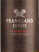 法蘭克蘭酒莊毒山園雷司令白葡萄酒(Frankland Estate Poison Hill Vineyard Riesling, Frankland River, Australia)