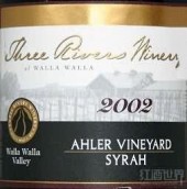 三河酒莊西拉干紅葡萄酒(Three Rivers Winery Syrah, Columbia Valley, USA)