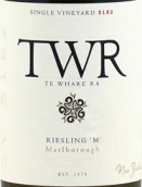 太阳屋酒庄雷司令半干型白葡萄酒(Te Whare Ra Riesling 'M', Marlborough, New Zealand)