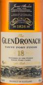 格蘭多納茶色波特桶陳18年蘇格蘭單一麥芽威士忌(The GlenDronach Tawny Port Finish Aged 18 Years Single Malt Scotch Whisky, Highlands, UK)