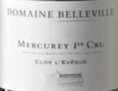 美都艾韋克（梅爾居雷村一級園）干紅葡萄酒(Domaine Belleville Clos L'Eveque Rouge, Mercurey Premier Cru, France)