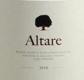 衛(wèi)克酒莊阿爾塔雷文圖麗園白葡萄酒(Domaine Vico Altare Clos Venturi, Corsica, France)