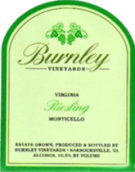 博立雷司令干白葡萄酒(Burley Riesling, Monticello, USA)