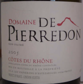 皮埃雷登庄园罗讷河谷丘红葡萄酒(Domaine de Pierredon, Cotes du Rhone, France)