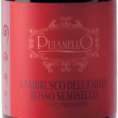 普亞萊洛酒莊藍(lán)布魯斯科半干型起泡葡萄酒(Cantina Puianello Lambrusco dell'Emilia Rosso Semisecco, Emilia-Romagna, Italy)