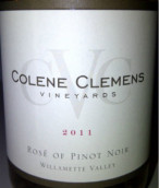 科林·克萊門黑皮諾桃紅葡萄酒(Colene Clemens Vineyards Rose of Pinot Noir, Chehalem Mountains, USA)