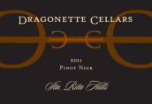 德拉貢內(nèi)特酒莊黑色標(biāo)簽黑皮諾干紅葡萄酒(Dragonette Cellars Blakc Label Pinot Noir, Sta. Rita Hills, USA)