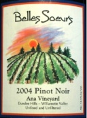 連襟酒莊美麗姐妹安娜園黑皮諾紅葡萄酒(Beaux Freres Belles Soeurs Ana Vineyard Pinot Noir, Dundee Hills, USA)