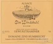 鴻布列什溫布勒園瓊瑤漿白葡萄酒(Domaine Zind-Humbrecht Clos Windsbuhl Gewurztraminer, Alsace, France)