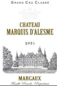 碧加侯爵酒莊侯爵夫人紅葡萄酒(Chateau Marquis d'Alesme Marquise d'Alesme, Margaux, France)