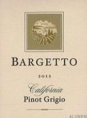 巴格托中央海岸灰皮諾干白葡萄酒(Bargetto Winery Central Coast Pinot Grigio, California, USA)