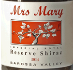 瑪麗夫人珍藏西拉干紅葡萄酒(Mrs Mary Reserve Shiaz,  Barossa Valley, Australia)