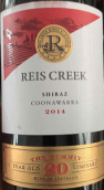 瑞溪頂峰西拉干紅葡萄酒(Reis Creek The Summit Shiraz, Coonawarra, Australia)