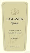 Lancaster Estate Nicole's Proprietary Red, Alexander Valley, USA