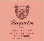 伯格斯多姆尼斯園黑皮諾干紅葡萄酒(Bergstrom Wines Nysa Vineyard Pinot Noir, Dundee Hills, USA)