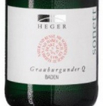 黑格Q十四行詩(shī)灰皮諾干白葡萄酒(Weingut Dr. Heger Q Sonett Grauburgunder Qba Trocken, Baden, Germany)