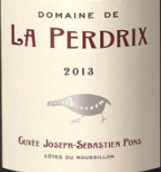 松雞酒莊JS-Pons混釀干紅葡萄酒(Domaine De La Perdrix Cuvee Joseph-Sebastien Pons Red, Roussillon, France)