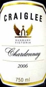 克雷利霞多麗干白葡萄酒(Craiglee Vineyard Chardonnay, Sunbury, Australia)