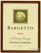 巴格托瓊瑤漿白葡萄酒(Bargetto Winery Gewurztraminer, Monterey County, USA)