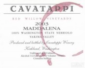 Cavatappi Winery Maddalena Red Willow Vineyard Nebbiolo, Yakima Valley, USA