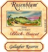 羅森布拉姆加拉格爾麝香干白葡萄酒(Rosenblum Cellars Gallagher Reserve Black Muscat, California, USA)