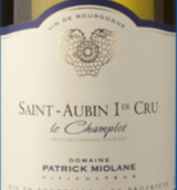 帕特里克·米奧蘭沙普洛特斯（圣歐班一級園）干白葡萄酒(Domaine Patrick Miolane Les Champlots, Saint-Aubin Premier Cru, France)