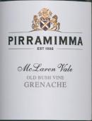 皮拉米瑪酒莊白標老藤歌海娜紅葡萄酒(Pirramimma White Label Old Bush Vine Grenache, McLaren Vale, Australia)