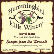 蜂鳥山酒莊白謝瓦爾白葡萄酒(Hummingbird Hills Seyval Blanc, New York, USA)