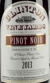 克林頓黑皮諾干紅葡萄酒(Clinton Vineyards Pinot Noir, North Fork of Long Island, USA)