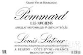 路易拉圖瑚津園干紅葡萄酒(Louis Latour Les Rugiens, Pommand, France)