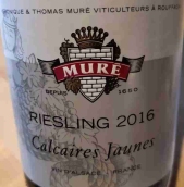 雷內(nèi)·穆勒酒莊黃色石灰石雷司令白葡萄酒(Rene Mure Riesling Calcaires Jaunes, Alsace, France)