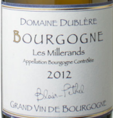 都柏萊酒莊米勒朗白葡萄酒(Domaine Dublere Bourgogne Blanc Les Millerands, Burgundy, France)