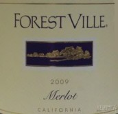 福雷斯特維爾梅洛干紅葡萄酒(ForestVille Merlot, California, USA)