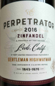 偽裝者仙粉黛干紅葡萄酒(Perpetrator Zinfandel, Lodi, USA)